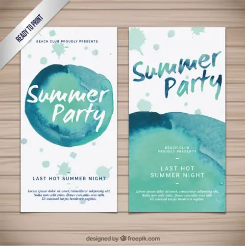Watercolor-summer-party-banners