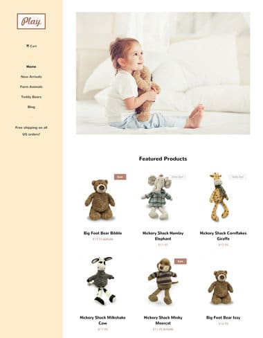 Pop - Toy free shopify theme