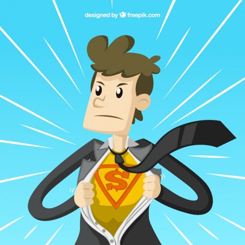 Businessman-superhero