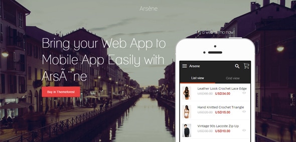 Arsène Native Web App Template