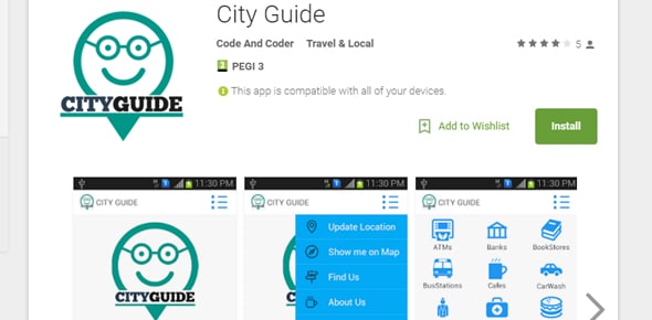City Guide Android Application