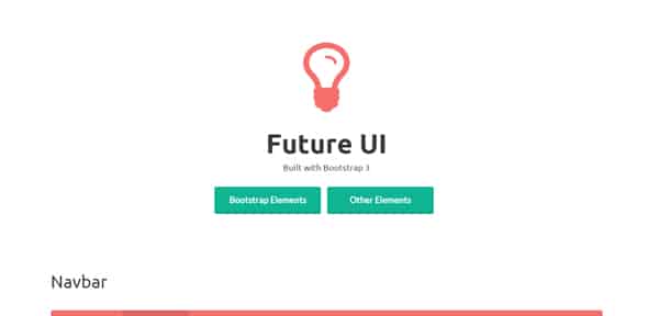 Future UI Bootstrap Skin