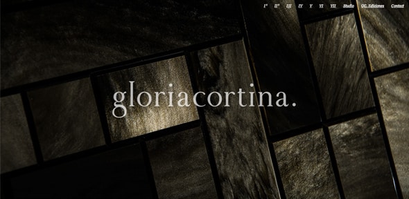 Gloria-Cortina Modern Websites With Horizontal Layouts