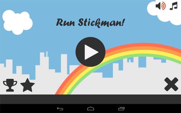 Run Stickman Building Jumping Game Android Apps Templates