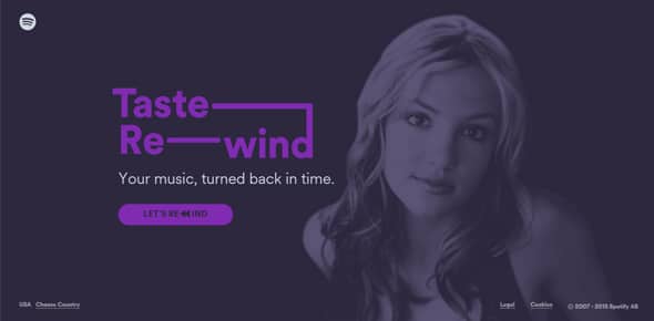 Spotify---Taste-Rewind Website Designs Which Use Animation