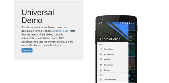 Universal Android App Premium Android Apps Templates