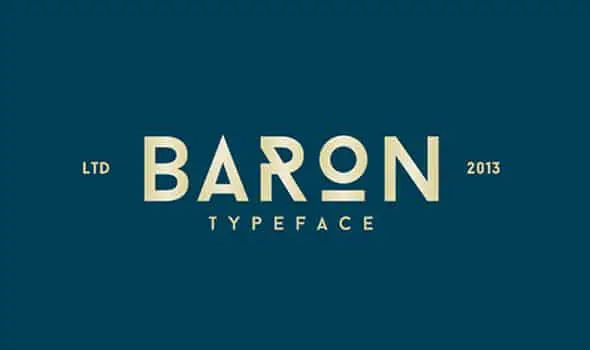 BARON High Quality Free Fonts