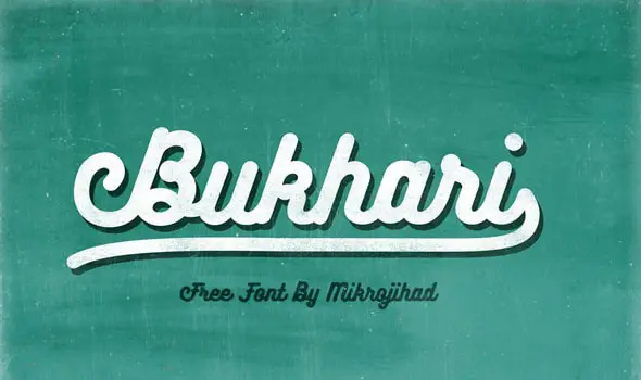 BUKHARI SCRIPT Free Font