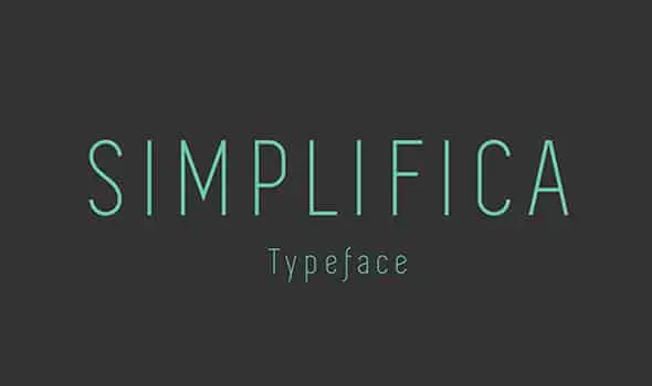 SIMPLIFICA Free Font