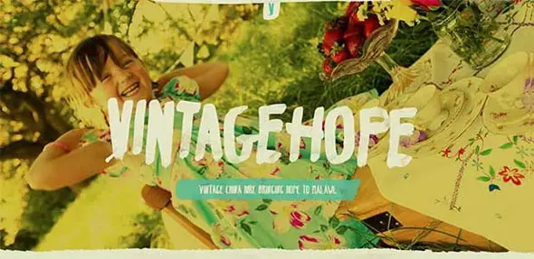 Vintage-Hope Retro Style Website Designs