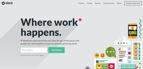 Slack Website Design