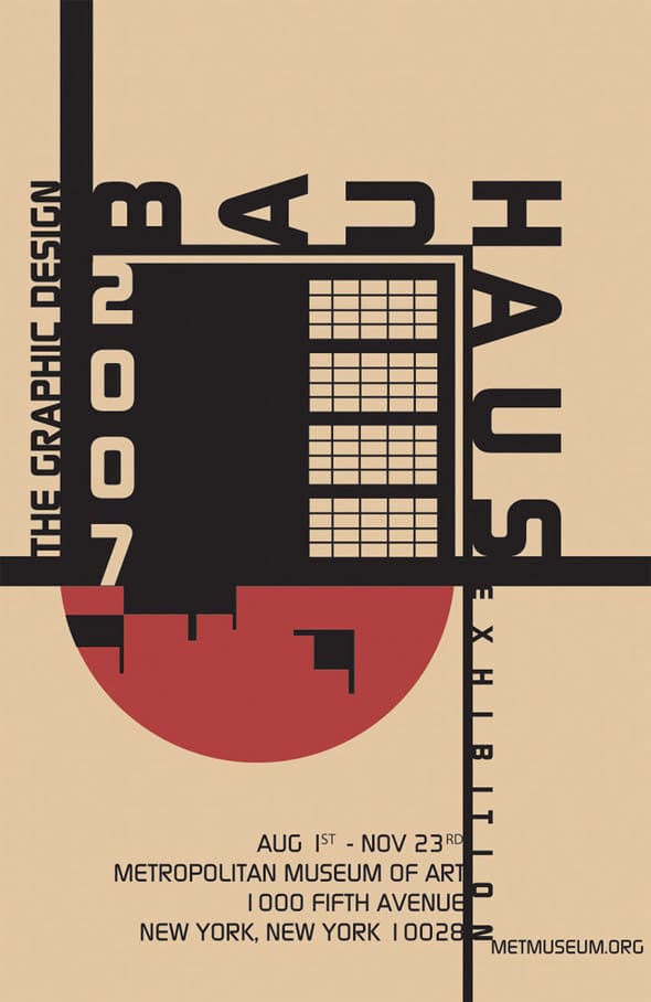 Bauhaus-Poster-2 Artistic Typography Projects