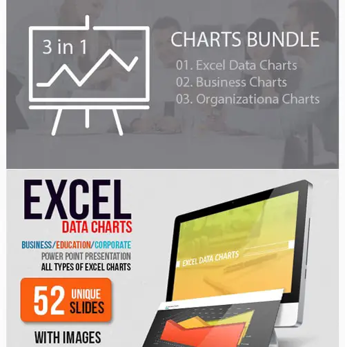Charts Bundle 3 in 1 Power Point Presentation