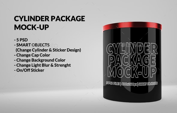 Cylinder Premium Product Mockups