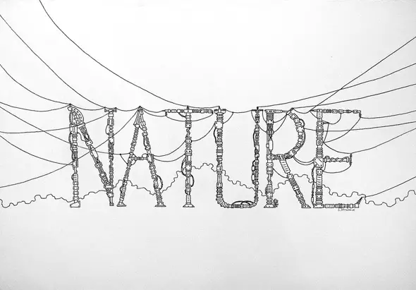 Nature-by-cd-drysdale Artistic Typography Projects