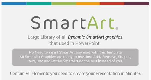 SmartArt Library PowerPoint Presentation Template
