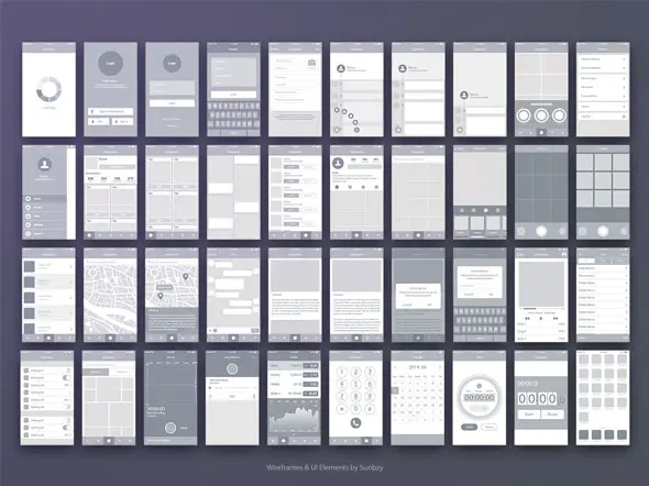 Wireframe Elements