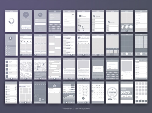 Wireframe-&-UI-Elements