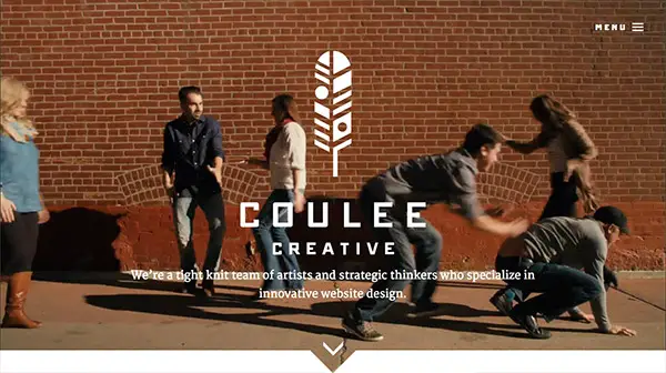 Coulee Creative Website Concept elevator pitch
