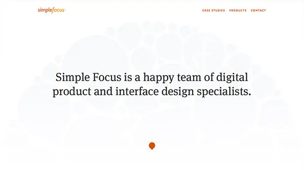 Simple Focus Website Design elevator pitch