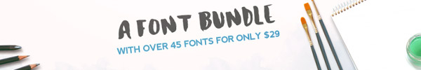The Fontastic Bundle: 45 Premium Fonts for Only $29