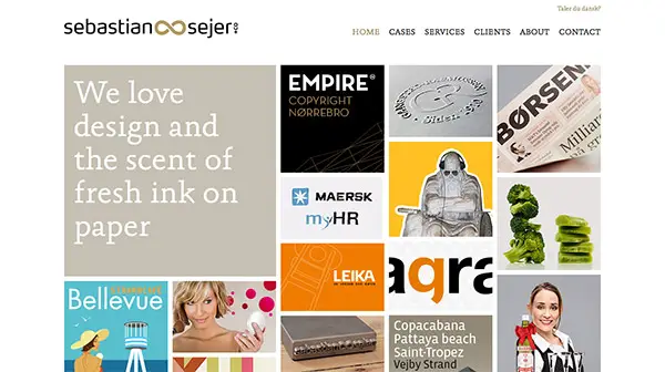 Sebastian Sejer & Co Grid website