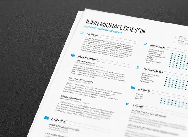 Free Resume + Cover Letter by Demorfoza