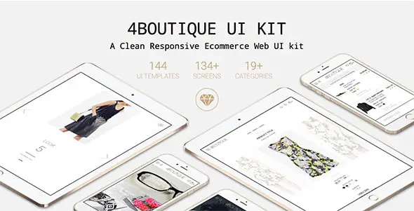 4Boutique Responsive Ecommerce Web UI KIT