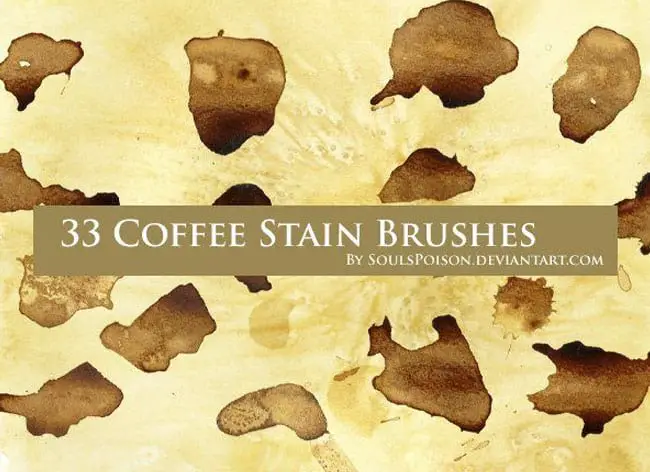Coffee Stain Brushes