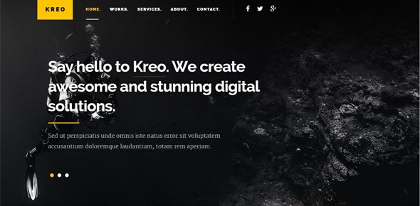 Kreo-–-Free-website-template