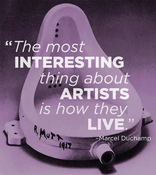 Marcel Duchamp Artist Quote