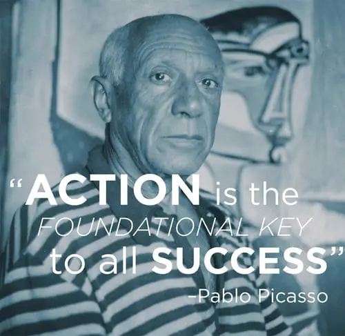 Pablo Picasso Motivating Artist Quotes