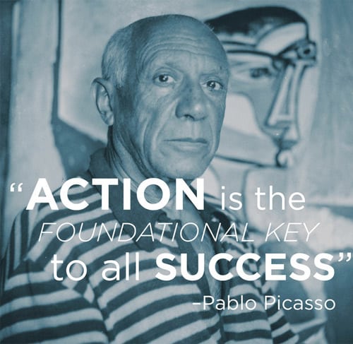 Pablo Picasso Motivating Artist Quotes