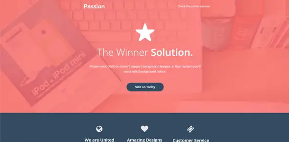 The-Passion-Email-Template