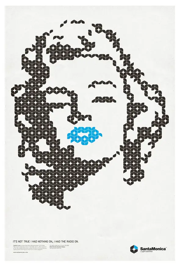 Star Grid Marilyn Poster Designs