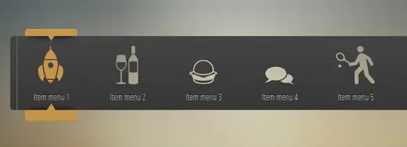 fluid-menu-with-transparent-icons
