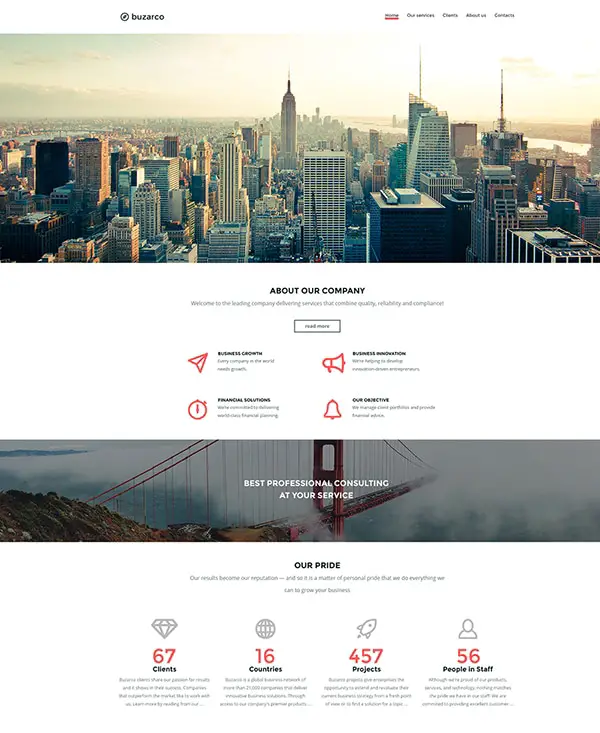 22.1 business html5 template