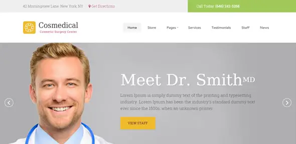 Cosmedical Medical WordPress Theme