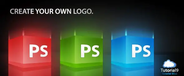 Create 3D Glossy Logo Photoshop