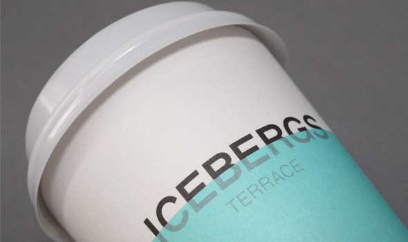 Icebergs restaurant identity 