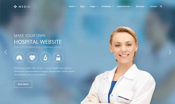 Medic Medical Website Designs