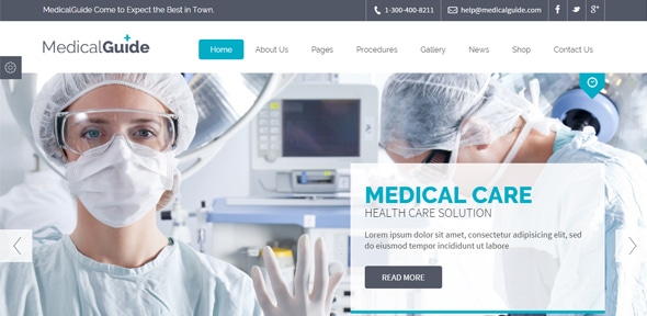 MedicalGuide Template