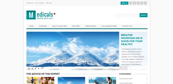 Medicals Responsive Medical Template