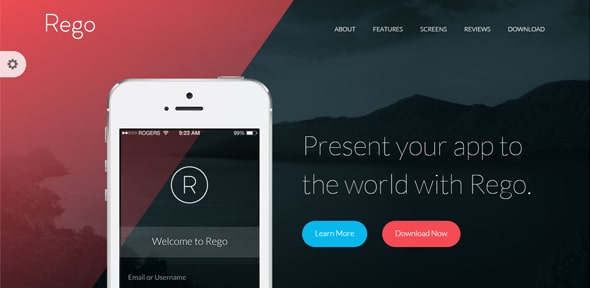 Rego---App-Landing-Page