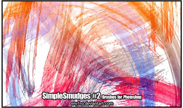 Simple smudges Free Watercolor Brush Sets