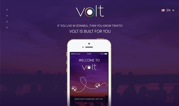 Volt Web App Landing Pages