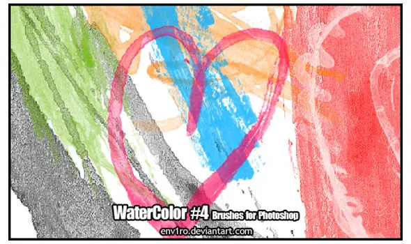 WaterColor-4-Brushes-Pack free watercolor brush sets