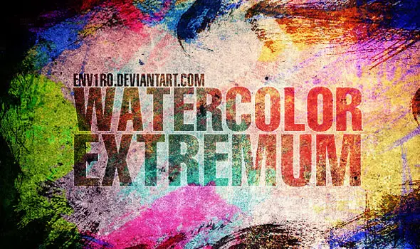 WaterColor EXTREMUM Free Watercolor Brush Sets
