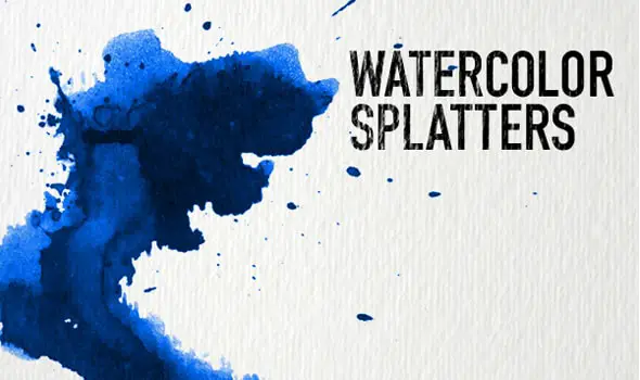 Watercolor Splatters