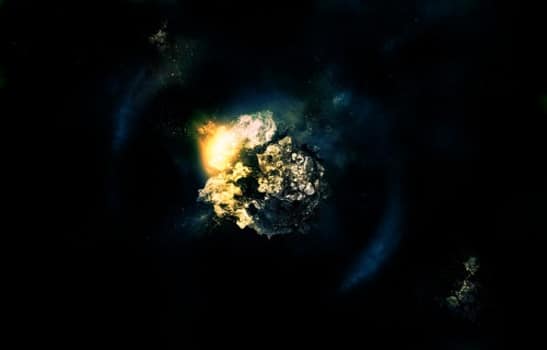 Create a Detailed Meteorite Space Environment Photoshop